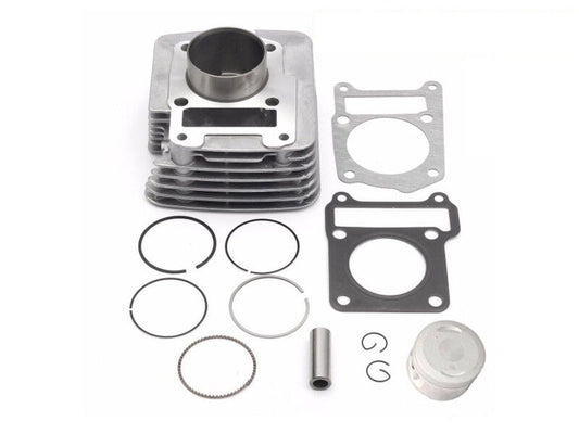 Barrell Cylinder Bore Piston Rings Top End Head Base Gasket For Yamaha TTR125E