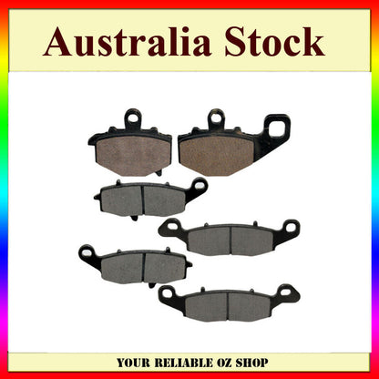 FRONT & REAR BRAKE PADS FOR KAWASAKI KLE650 VERSYS 650 2007-2013