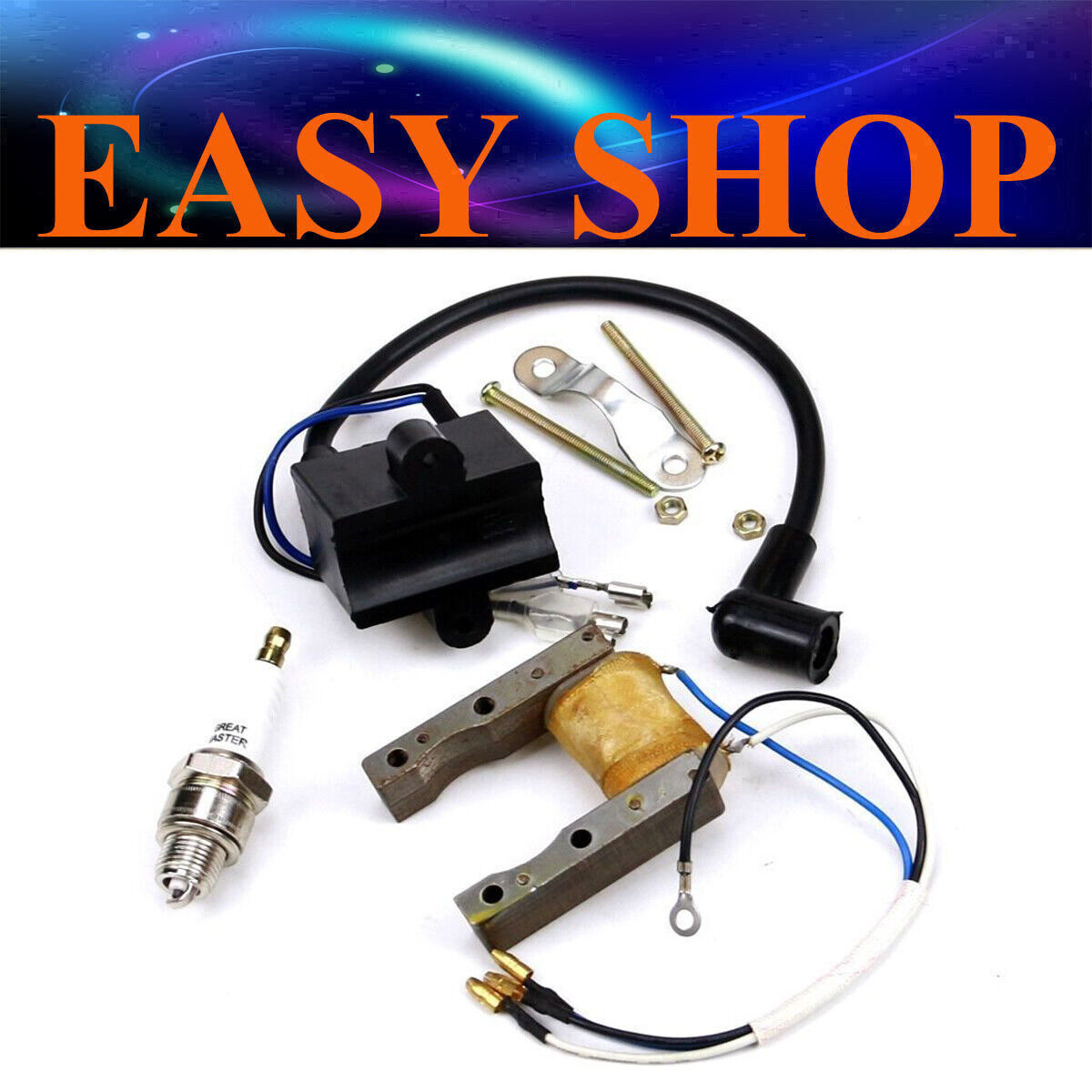 Magneto Ignition Coil CDI Z4C 49cc 66cc 70cc 80cc 2 Stroke Motorized Push Bike