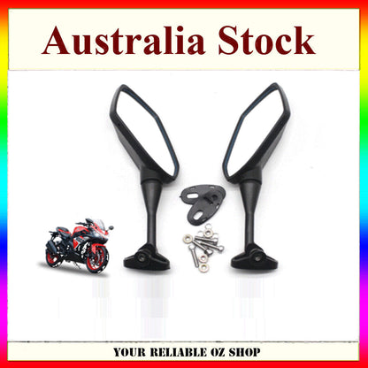 Pair Side Rear View Mirrors Left & Right For KAWASAKI NINJA 250R EX250 2008-2013
