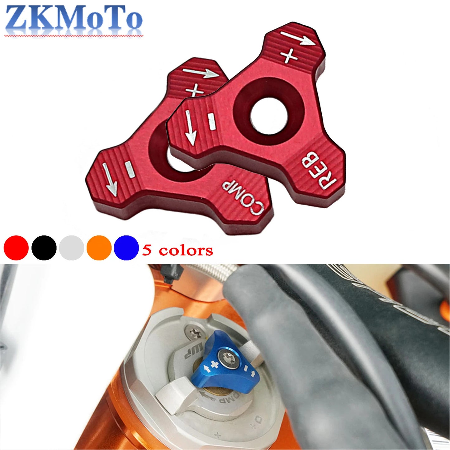 CNC Front Shock Fork Knob Adjuster Bolt For KTM EXC SX SXF XCW XCF EXCF EXCR