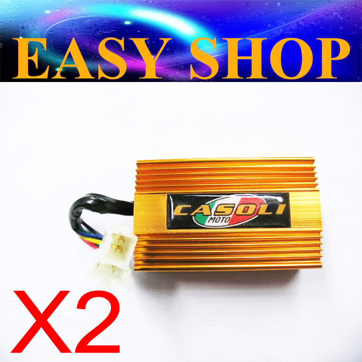 6 Pin Ignition CDI For 150/200/250cc ATV Quad Dirt Bike 2Pcs