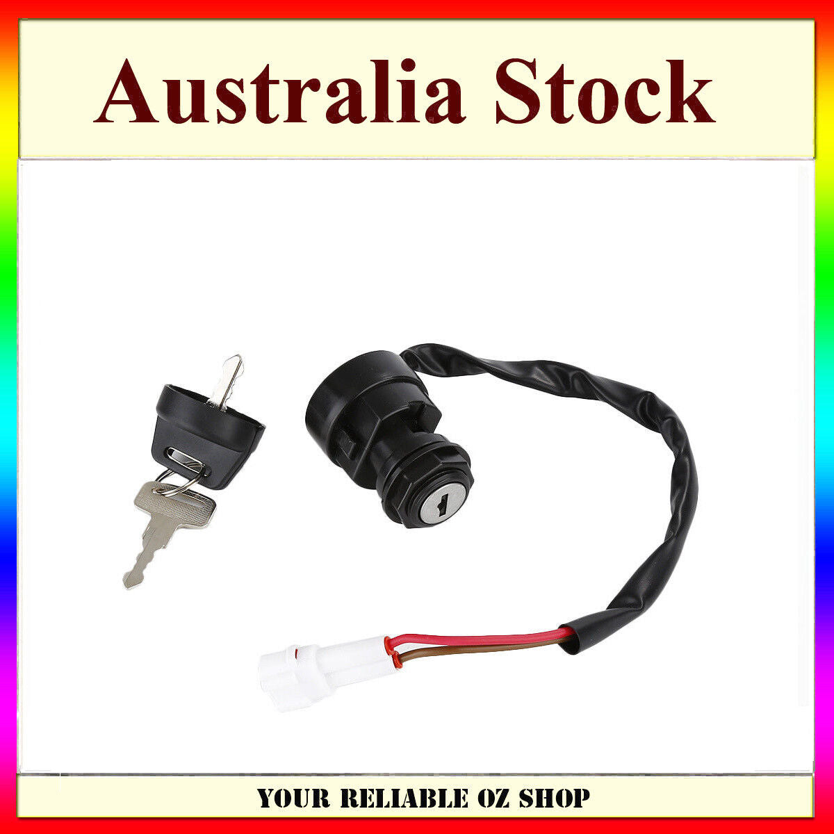 2 pin Ignition Key Switch YAMAHA YFM350 Raptor Wolverine Bruin YFM125 Grizzlies