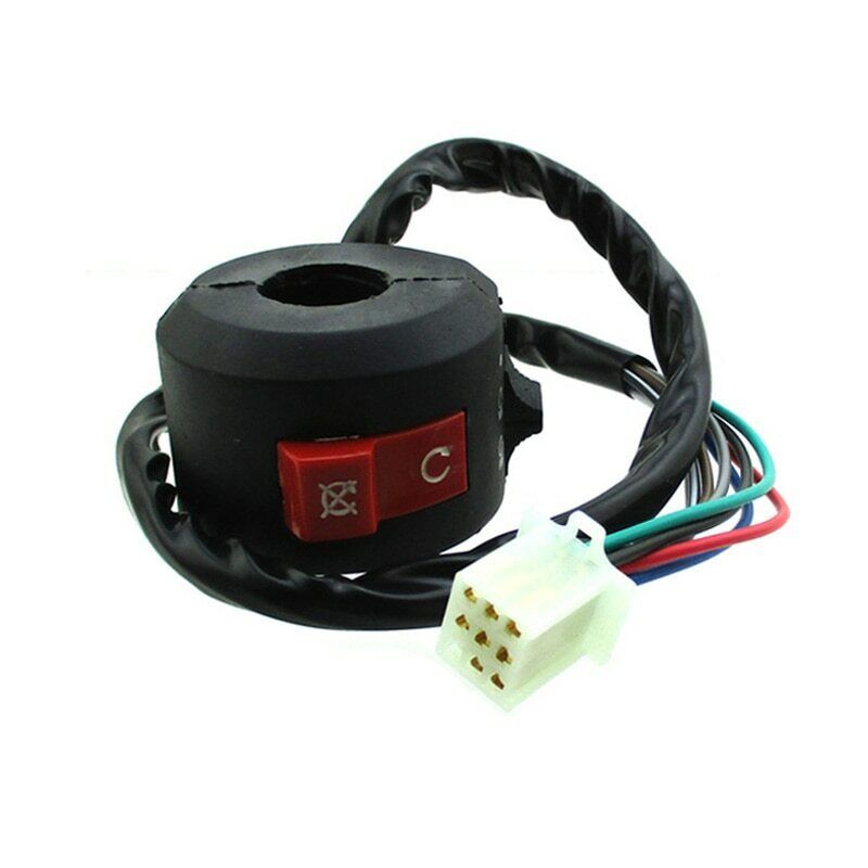 8 Wire START KILL LIGHT SWITCH 50cc 70cc 90cc 110cc 125cc ATV QUAD BUGGY BIKE