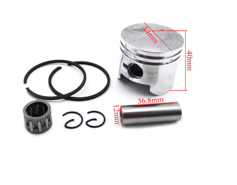 44mm 12mm Pin 44-6 Piston Rings 47cc 49cc 2 Stroke Minimoto Thumpstar Scooter