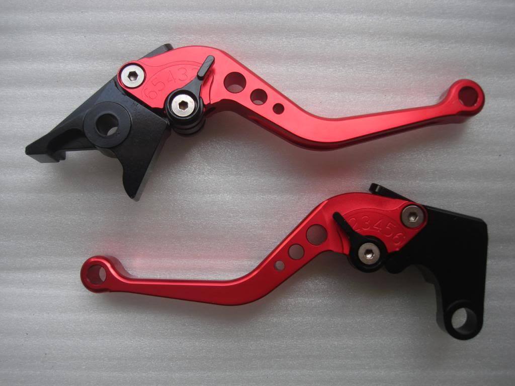 RED GOLD CNC YAMAHA BRAKE CLUTCH LEVER YZF R1 DIRT MOTORCYCLE BIKE Pro PIT