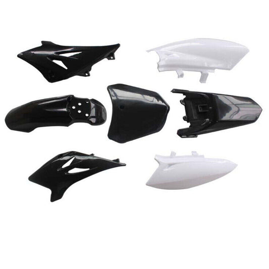 7 pcs Black Plastic Fairing Fender Cover Guards For YAMAHA TTR50 50cc 90cc Bike
