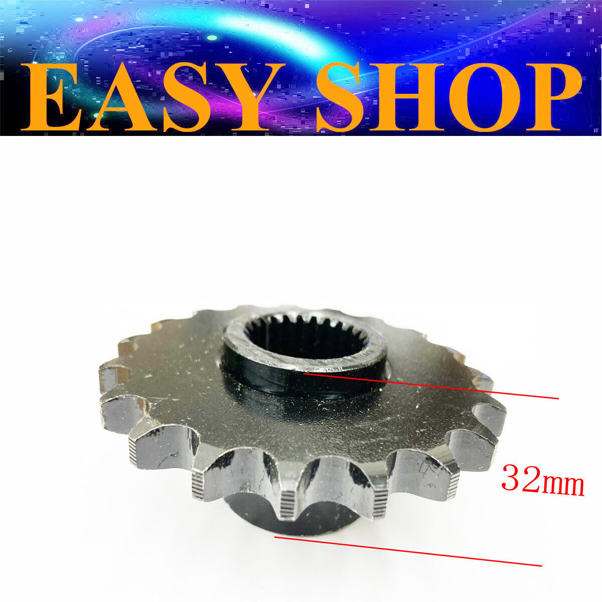 428 19 Tooth 25mm Front Chain Sprocket Cog For Quad Dirt Bike ATV SHINERAY
