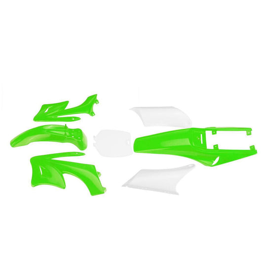 GREEN Plastic Fairing Cover Kit For 47cc 49cc Mini Kids Dirt Bike Pit Pro Pocket