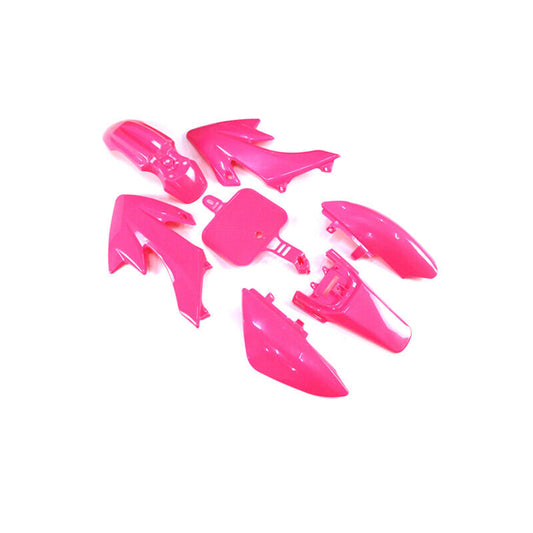 Pink Plastic Fairing Cover Fender Kit 50cc 90cc 125cc TDR Foxico Motowork Atomic