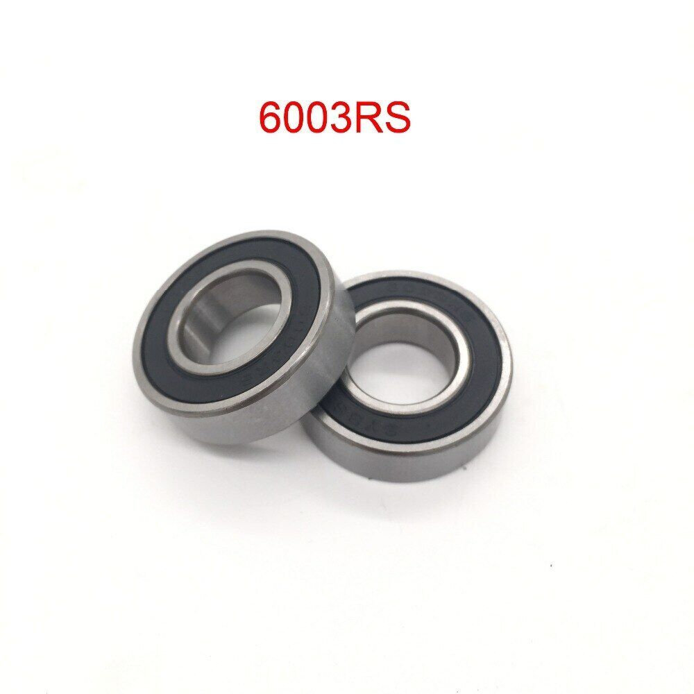 2X 17mm x 35mm x 10mm 6003RS Double Sealed Deep Groove Ball Bearing Stub Axle