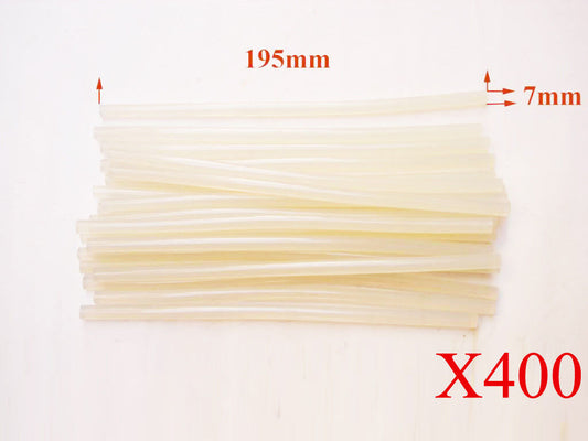 400X 7mm 195mm Hot Gun Melt Glue Stick School Scrapbooking Kids Art Craft DIY