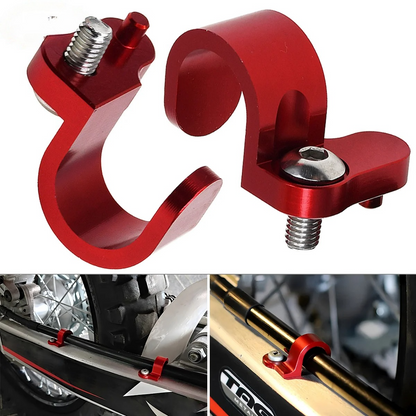 CNC Brake Line Hose Cable Clamp Holder For Honda XR400R XR600R XR650R XR650L