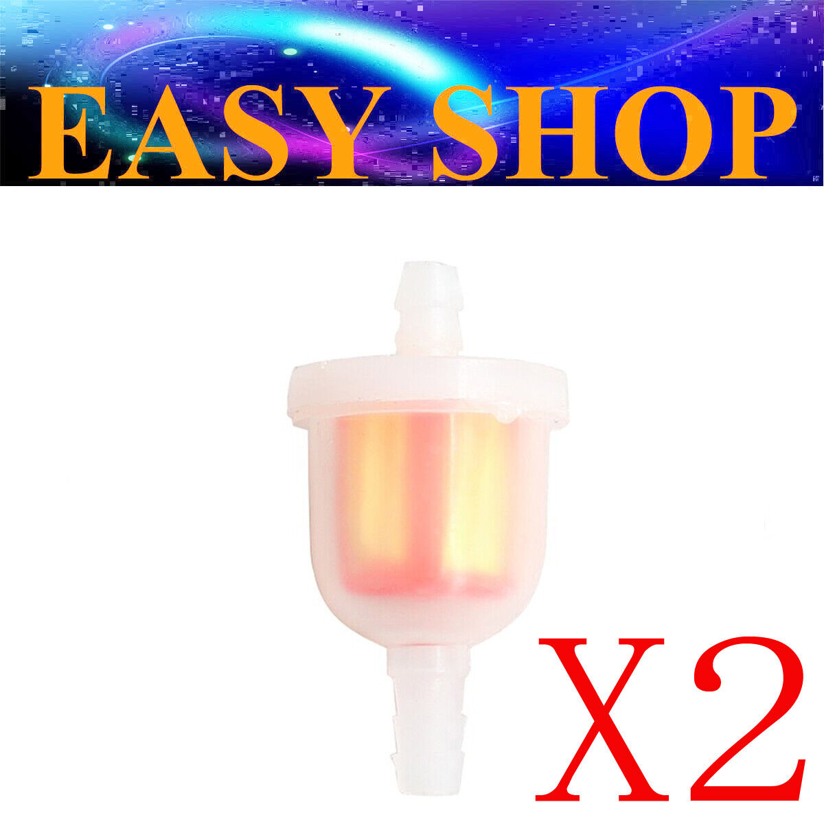 2x 6mm Petrol Fuel Filter Cleaner 50cc 110cc 125cc 150cc 250cc Quad Buggy Bike