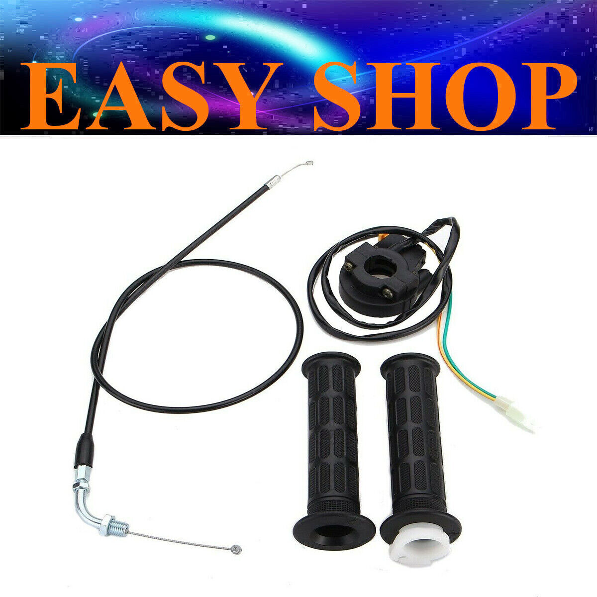 Twist Throttle Grip Kill Switch For 66cc 80cc 100cc Motorized Bicycle Push Bike