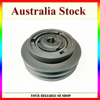 3/4" Shaft Double Pulley Centrifugal Clutch 1/2" V 2A Belt GX160 GX240 Compactor