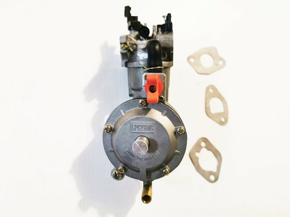 Dual Fuel Carburetor Carb LPG NG Conversion Kit For Honda 168F GX160 Auto choke