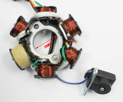 5 Wires 6 Pole Magneto Flywheel Stator 50cc 110cc 125cc Thumpstar Buggy Gokart
