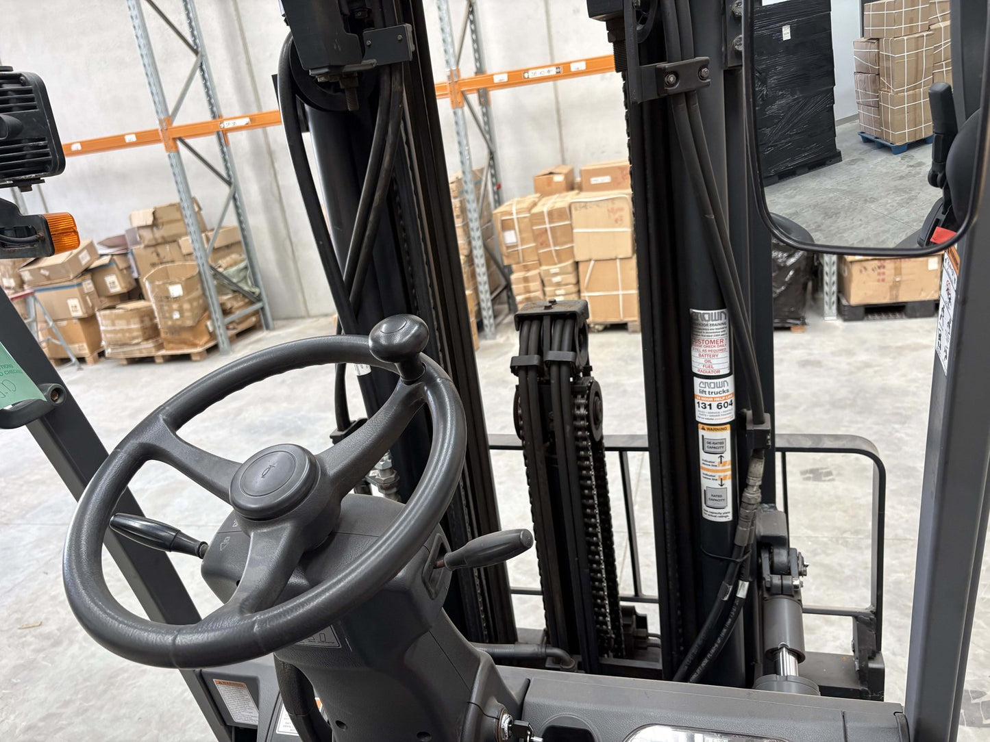 CROWN 2.5T LPG Forklift 2017 CG25P Pro5 Excellent Condition Solid Tyre