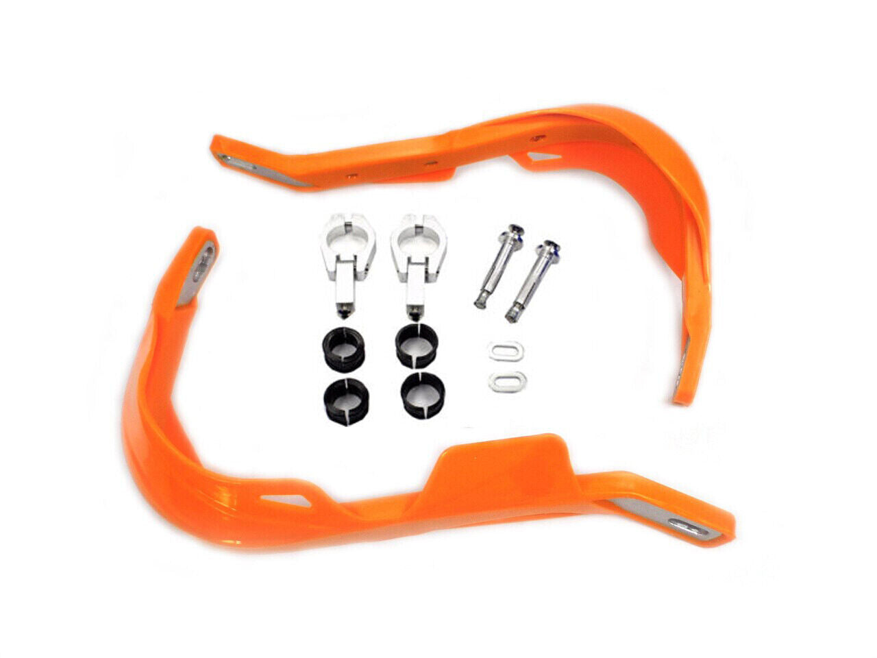 Orange Universal Motorcycle Dirt Pit Bike 7/8" MX ATV Brush Hand Guard Handguard