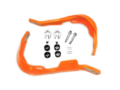 Orange Universal Motorcycle Dirt Pit Bike 7/8" MX ATV Brush Hand Guard Handguard