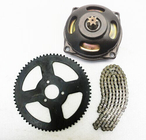 7T Gear Box 72 Tooth Sprocket 138 Links 25H CHAIN 43cc 47cc 49cc Motowork Atomic