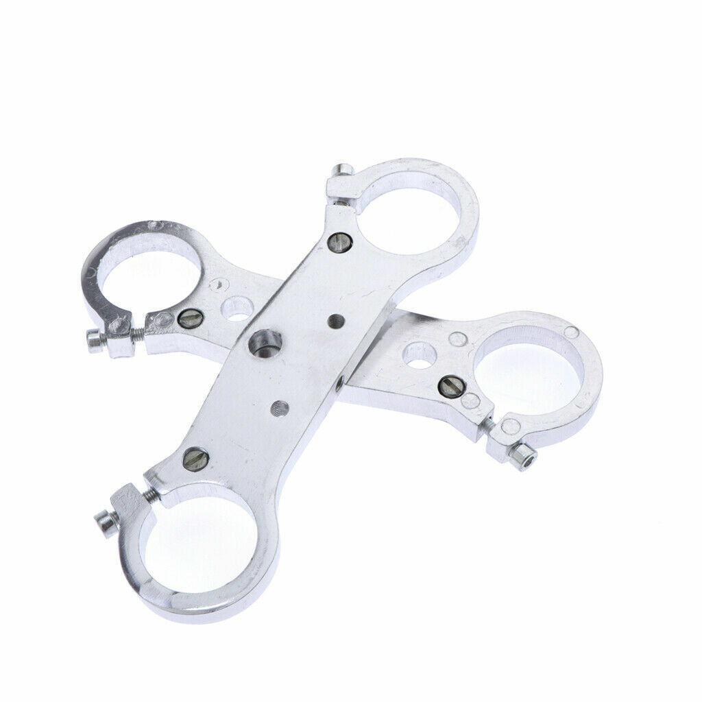 Fork Triple Tree Plate Handlebar Clamp Holder For 47 49cc Mini Moto Pocket Bike
