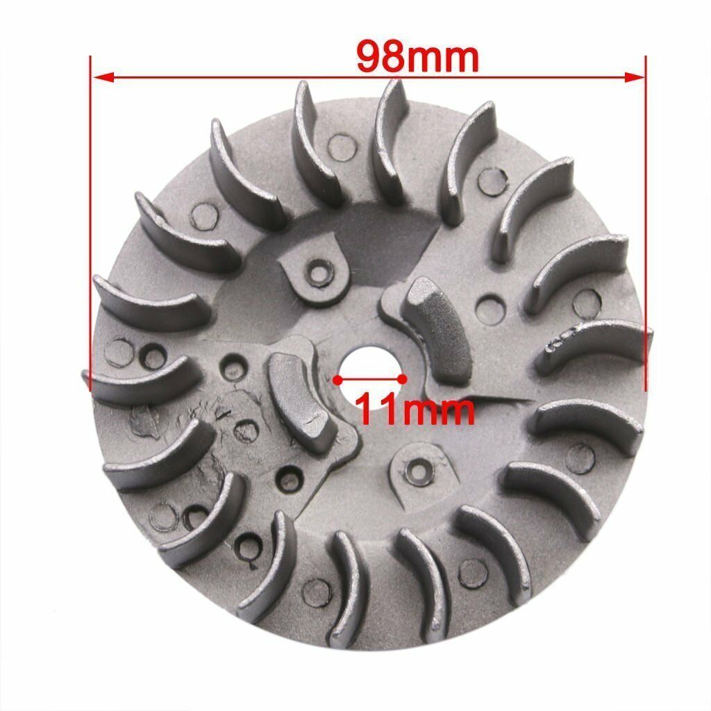 Starter Flywheel Pull Start 43cc 47cc 49cc ATV Quad Mini Dirt Pocket PITPRO Bike