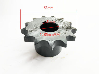 Jackshaft Drive Sprocket Gear Cog 3/4" 19mm 428 13 Tooth For Honda GX160 Gokart