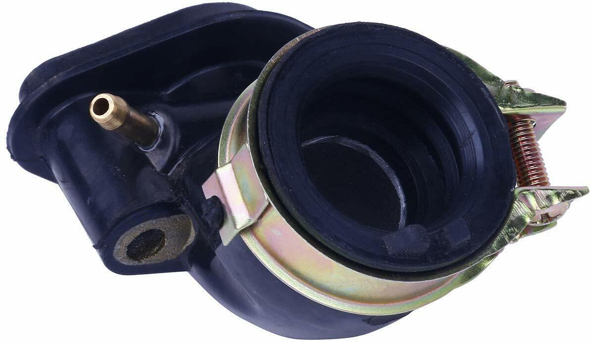 Single Vacuum Port Carby Intake Manifold Inlet Pipe GY6 49cc 50cc 139QMB 139QMA