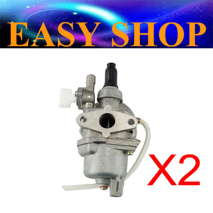 2Pcs Carburetor Carby For 33cc 43cc 47cc 49cc DIRT POCKET ATV QUAD MINI BIKE
