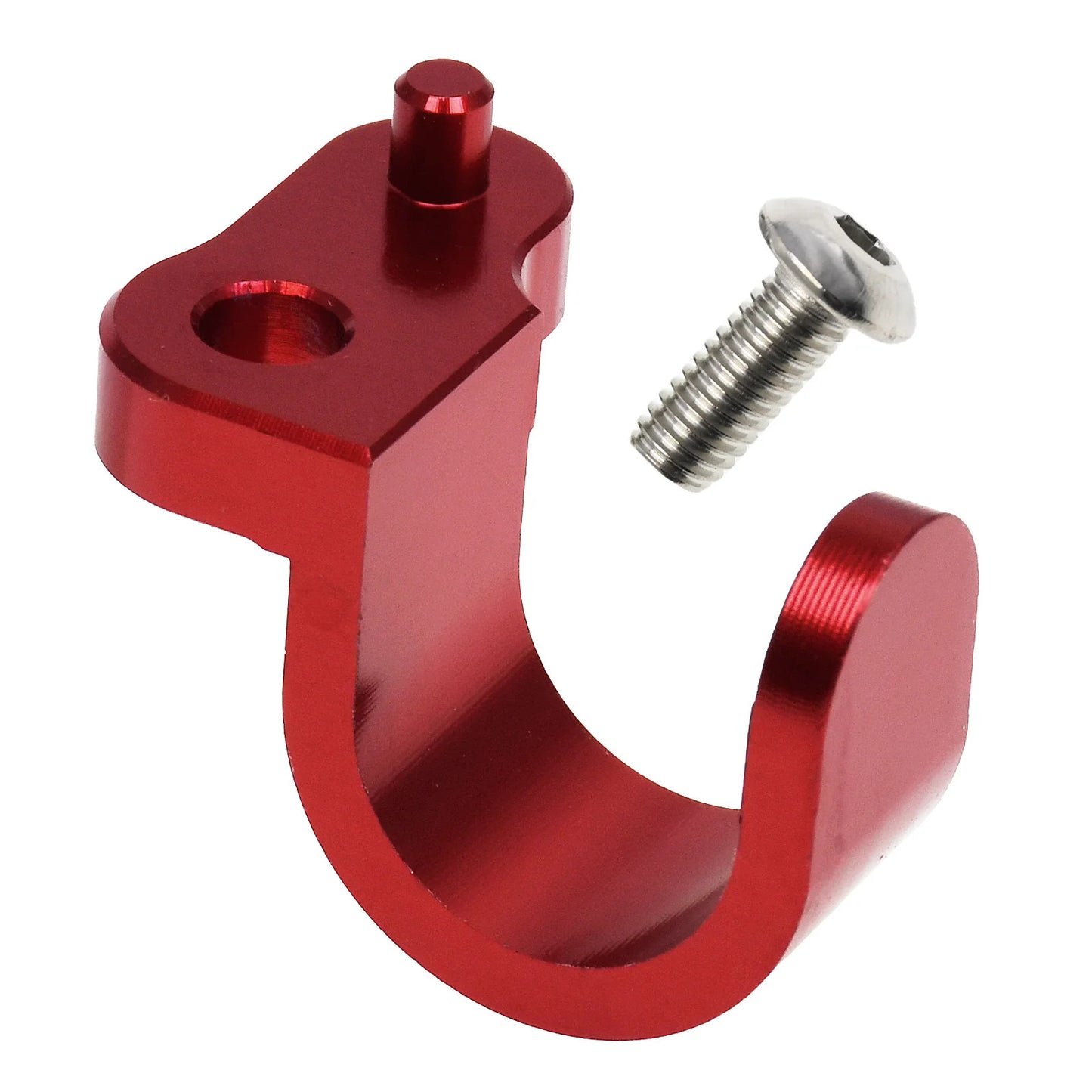 CNC Brake Line Hose Cable Clamp Holder For Honda XR400 XR250 Motard