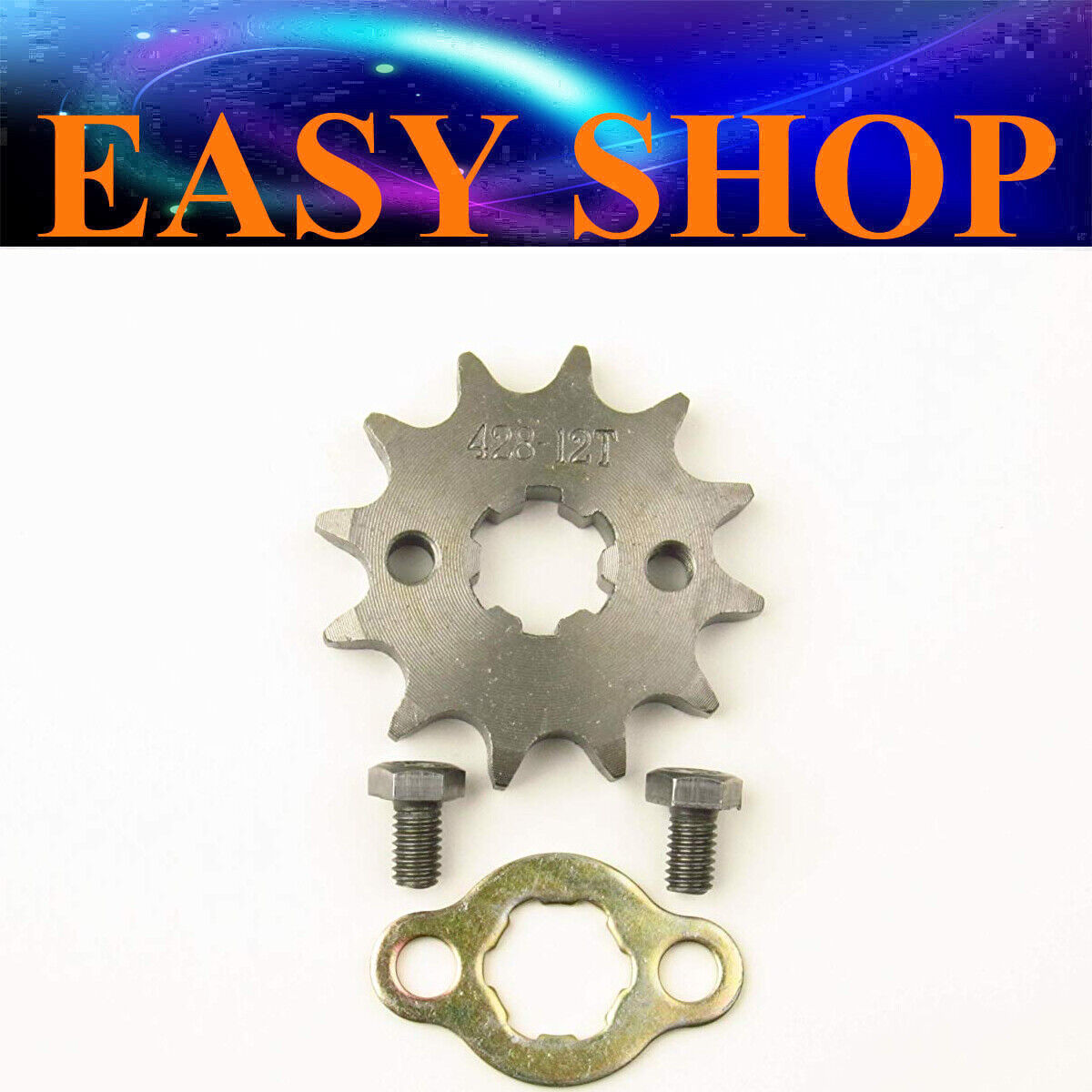FRONT CHAIN SPROCKET 428 12 Tooth 17mm 125cc 150cc 250cc Foxico Motowork Atomic