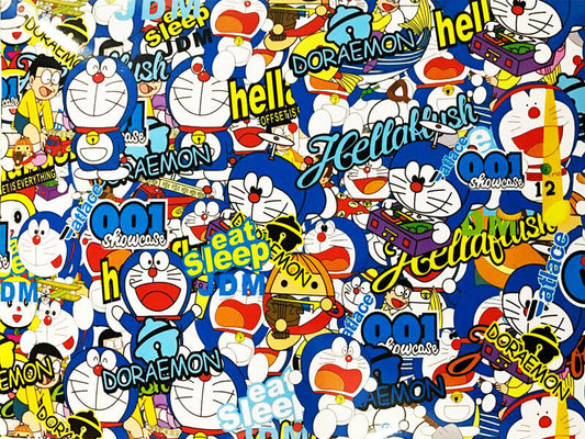 A4 Decal Sticker Bomb Sheet JDM Car Skateboard Doraemon Fatlace Eat Sleep Flush