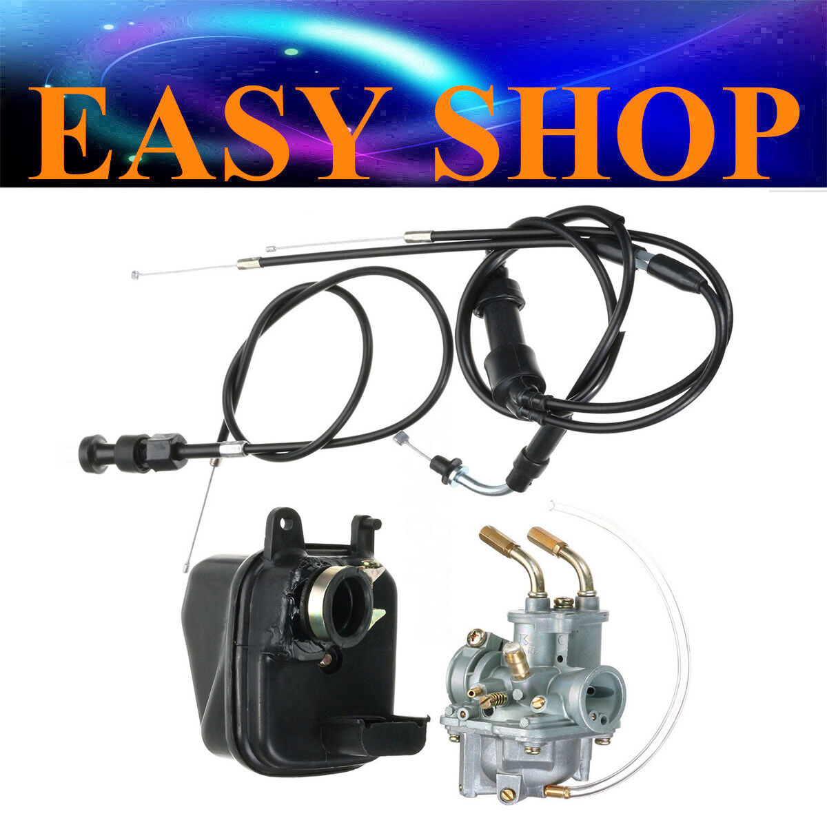 CARBY + AIR FILTER + Throttle + Choke Cable YAMAHA PEEWEE PW50 PY50 YZINGER BIKE