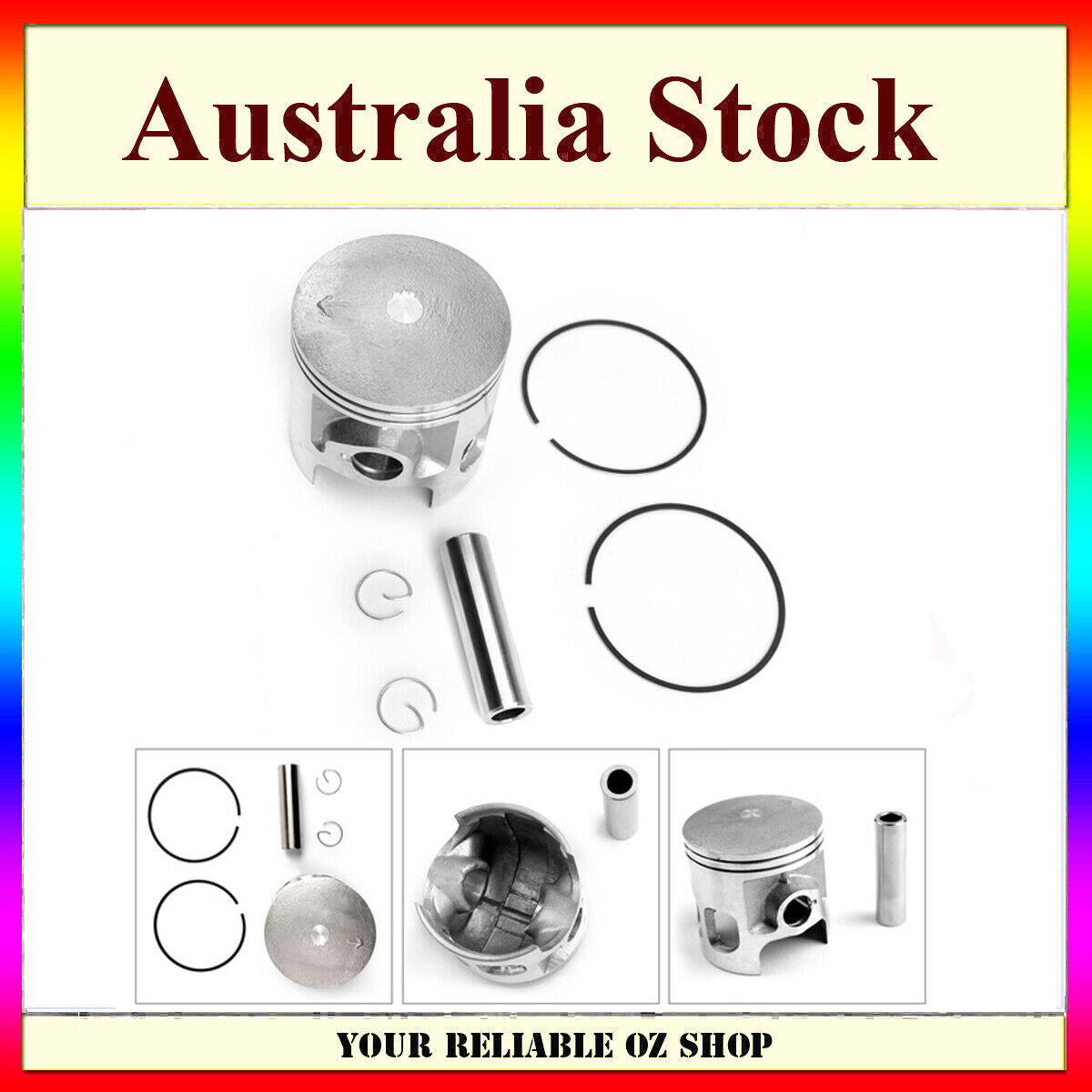PISTON RINGS PIN CLIPS KIT 66mm For YAMAHA DT 175 DT175 1978-2014 BIKE