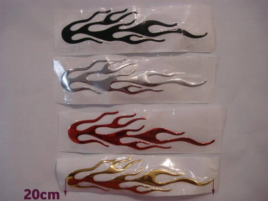 3D Funny Fire Flame Sticker Decal Car Truck Caravan Camper Trailer Bike Quad Ute