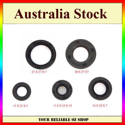 Engine Motor Oil Seal Kit Set For Honda CT110 Postie Trail Bike 1981-1986