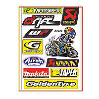 4 Pcs Sticker Decal Kit Repsol Honda Club Thailand Braking AGV Dainese HRC SHOWA