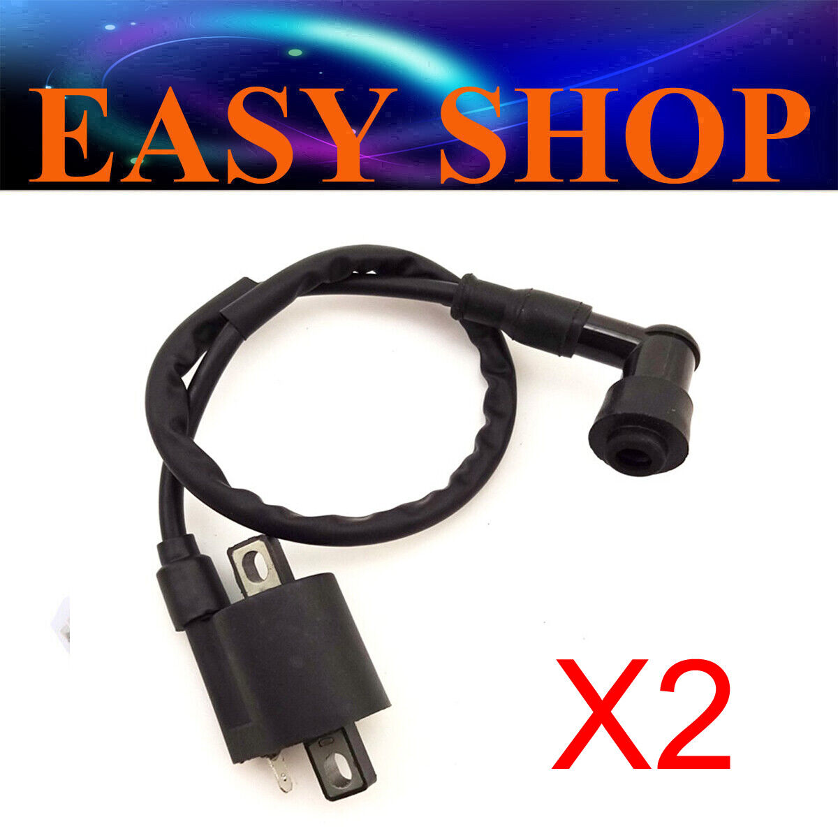 2X IGNITION COIL For YAMAHA PW50 PEEWEE Y-ZINGER PY50 G50T LX50PY Loncin Jianshe