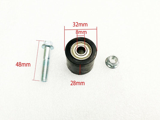 8MM 32mm 28mm Primary CHAIN GUIDE ROLLER TENSIONER 50cc 110cc DIRT QUAD BIKE