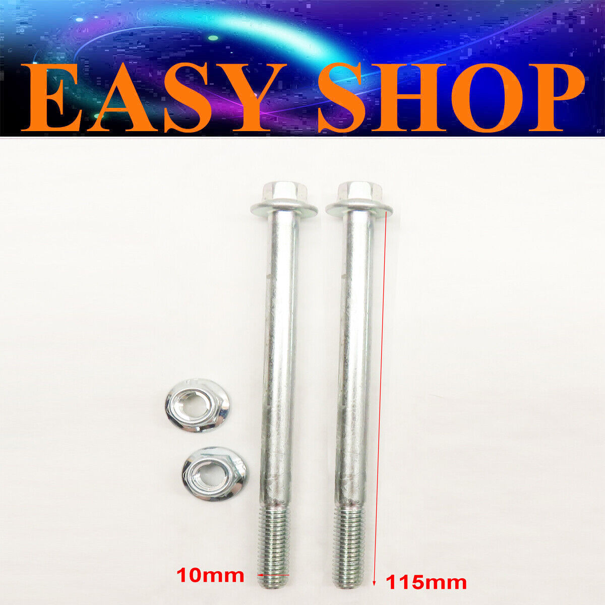 10mm 115mm TOP BOTTOM ENGINE MOUNTING BOLTS 125cc 140cc 150cc PIT PRO BIKE 2pcs