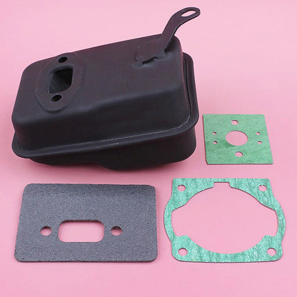 Exhaust Muffler Cylinder Carby Gasket For 40-5 430 Lawn Mower Engine Trimmer
