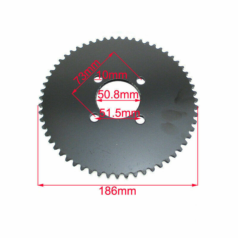60T Tooth #35 Rear Chain Sprocket For Mini Bike Go Kart Trike ATV Quad Bicycle