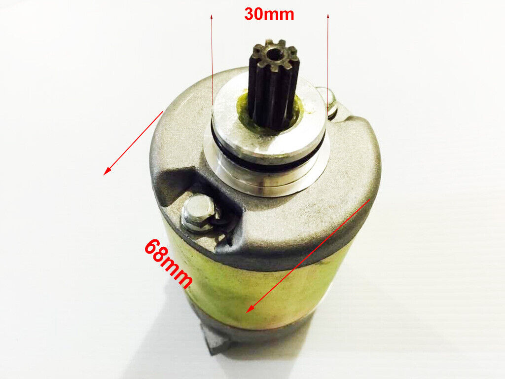 9 Tooth Start Starter Motor GY6 250cc Water Cooled Scooter ATV Quad Buggy Bike