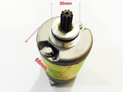 9 Tooth Start Starter Motor GY6 250cc Water Cooled Scooter ATV Quad Buggy Bike