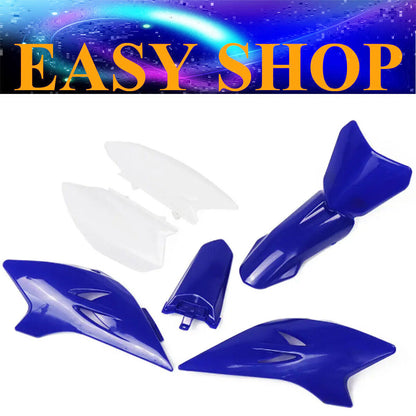 6pcs Blue Fender Fairing Plastic Kit For Yamaha TTR 50 TTR50 50cc Dirt PIT Bike
