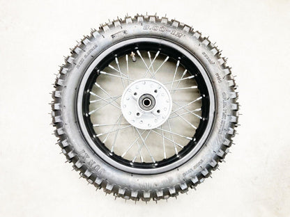 80/100-12" Rear Wheel Tyre Rim 3.00-12 For Dirt Bike 110cc 125cc 140cc Thumpstar
