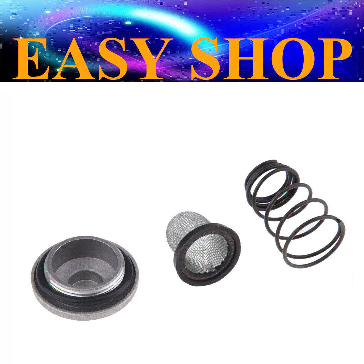 GY6 Engine Oil Drain Bolt Screw Oil Filter Mesh Spring Set 50cc 80cc 125 150cc