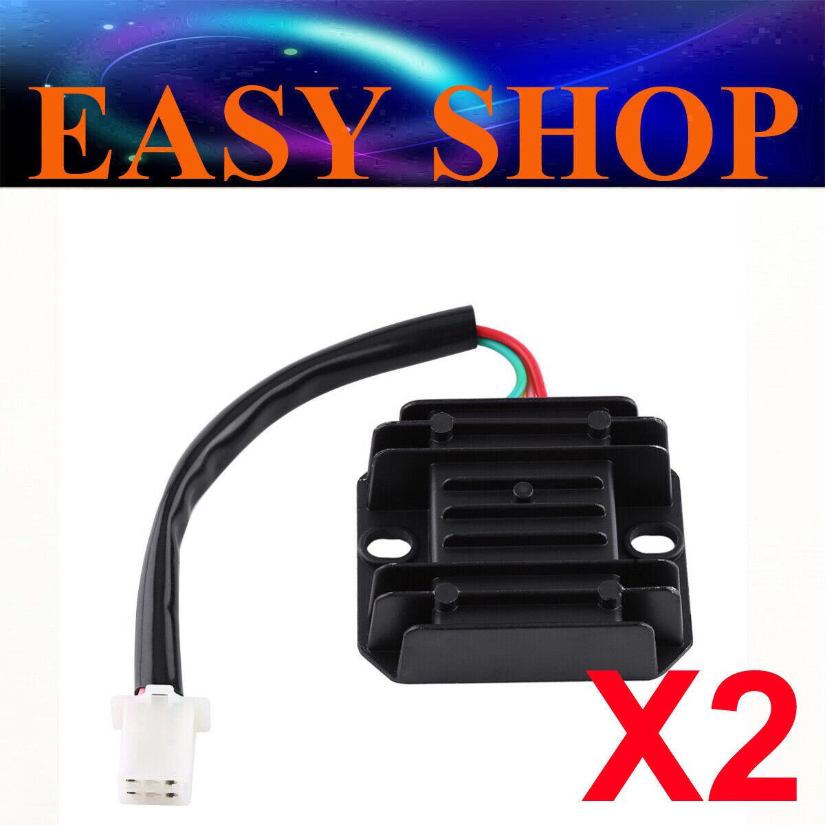 2X 12V 4 Wire Regulator Rectifier 150cc 200cc 300cc Thumpstar DHZ Kazuma Baja